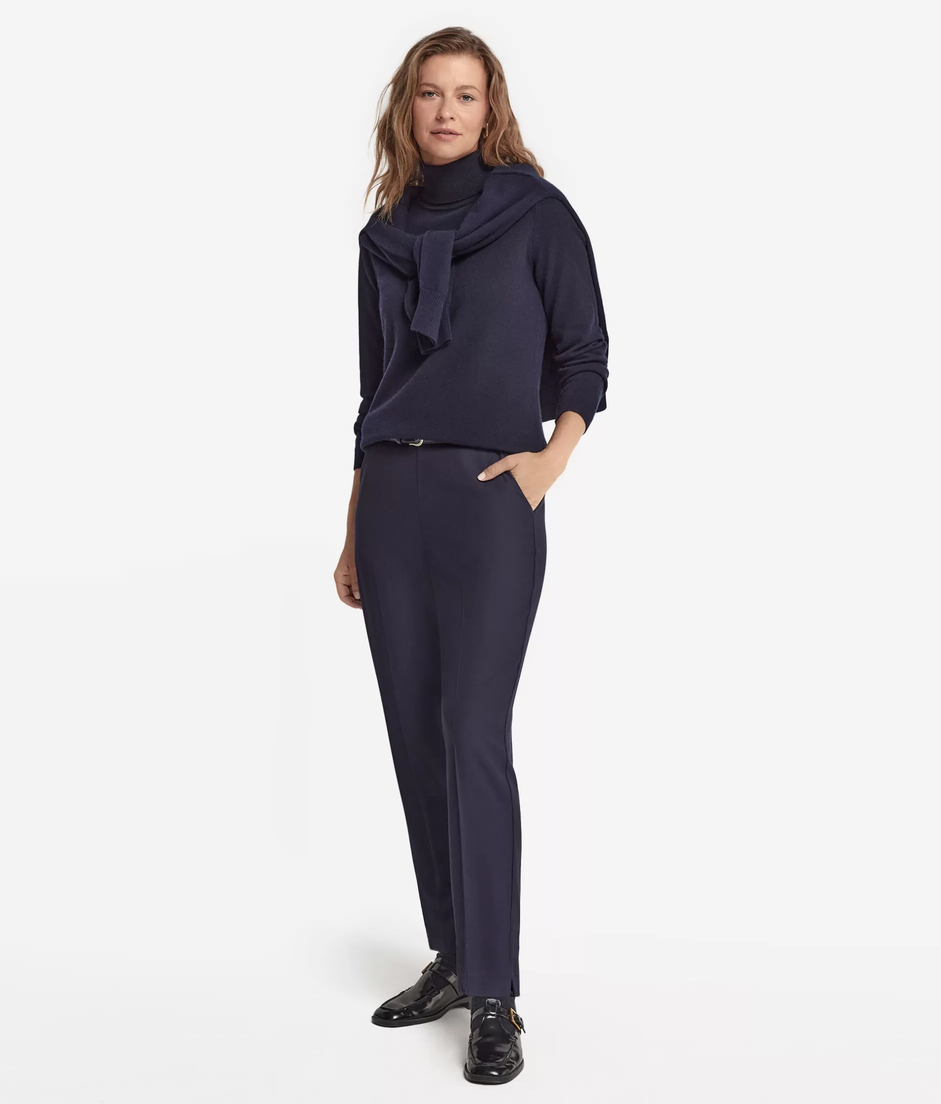 Sale Falconeri Ultrasoft Cashmere Turtleneck Sweater blue -9400 - navy blue