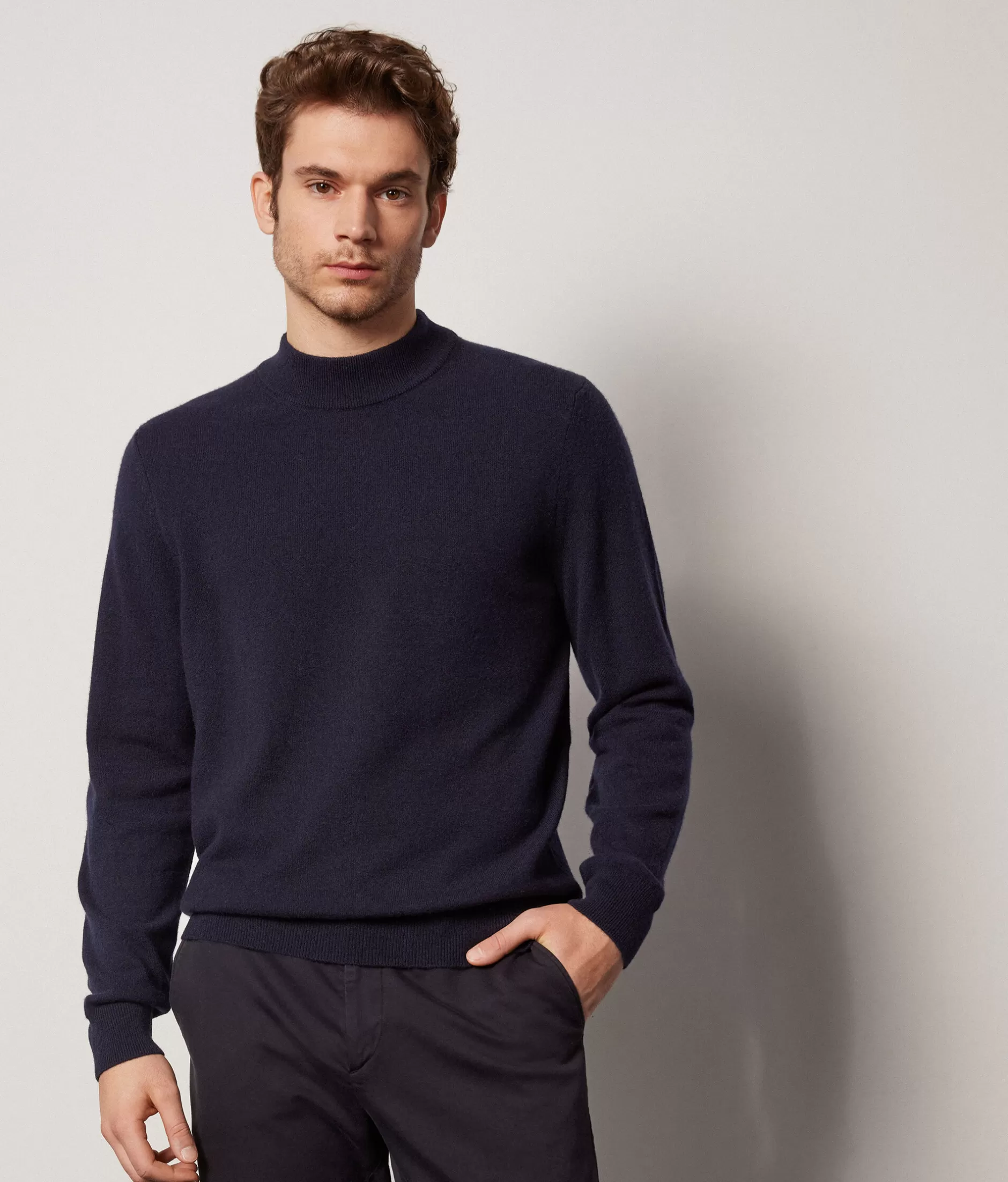 Hot Falconeri Ultrasoft Cashmere Turtleneck Sweater blue -9400 - navy blue