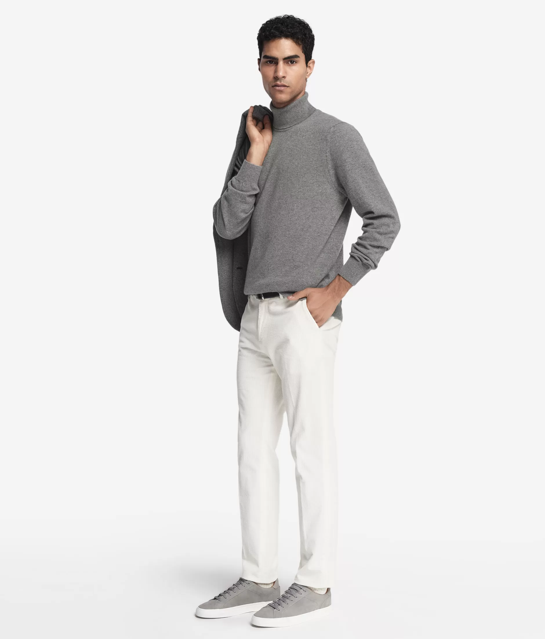 Sale Falconeri Ultrasoft Cashmere Turtleneck Sweater grey -8027 - grey