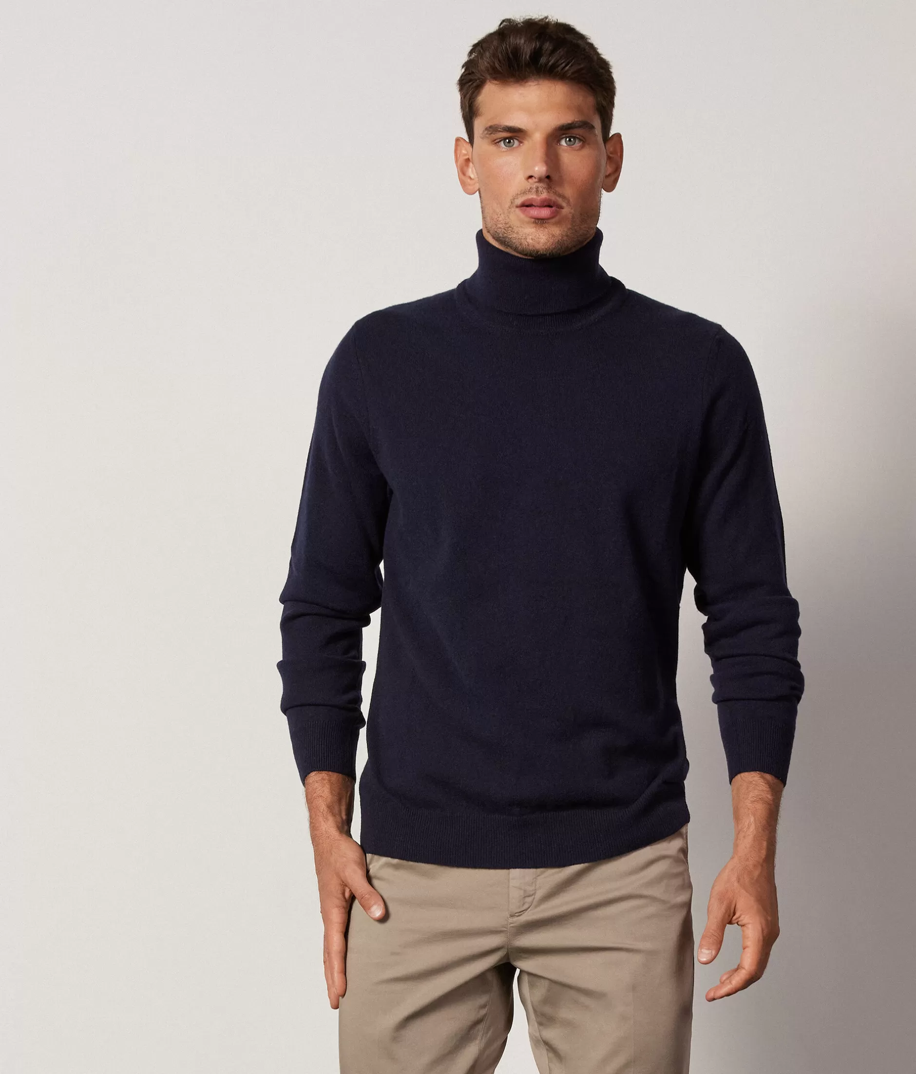 Flash Sale Falconeri Ultrasoft Cashmere Turtleneck Sweater blue -9400 - navy blue