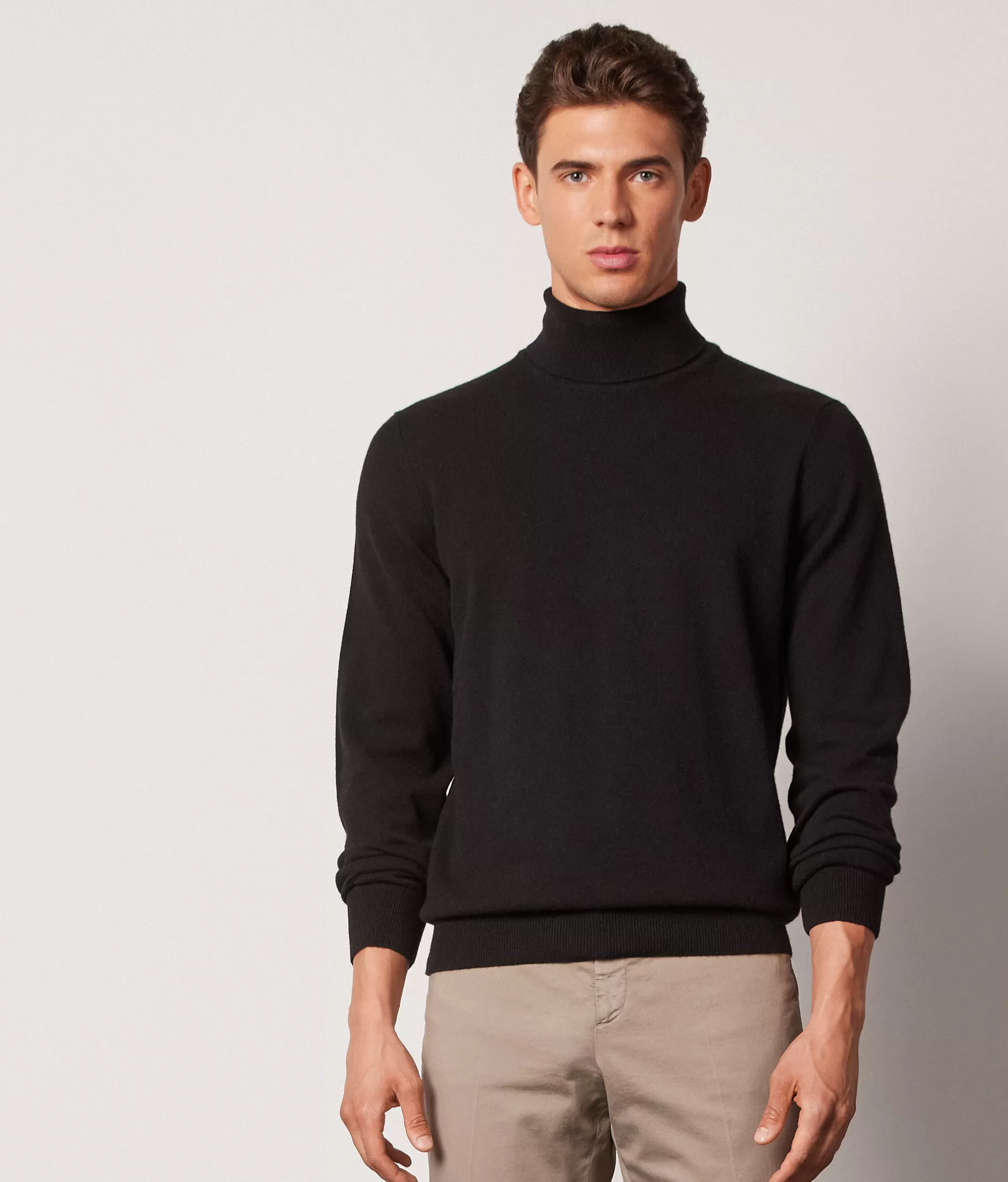 Hot Falconeri Ultrasoft Cashmere Turtleneck Sweater black -9107 - black