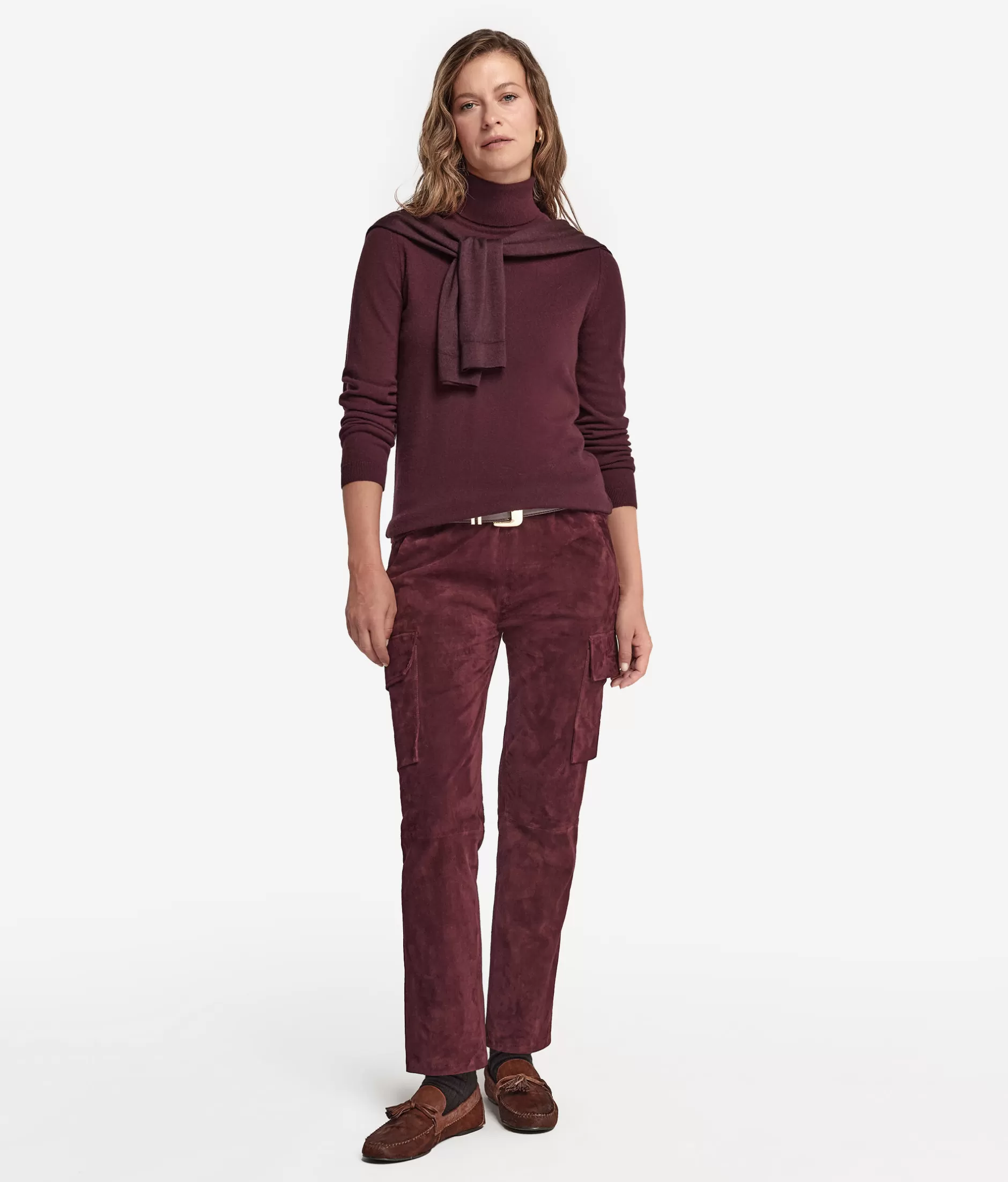 Sale Falconeri Ultrasoft Cashmere Turtleneck Sweater -9100-ruby