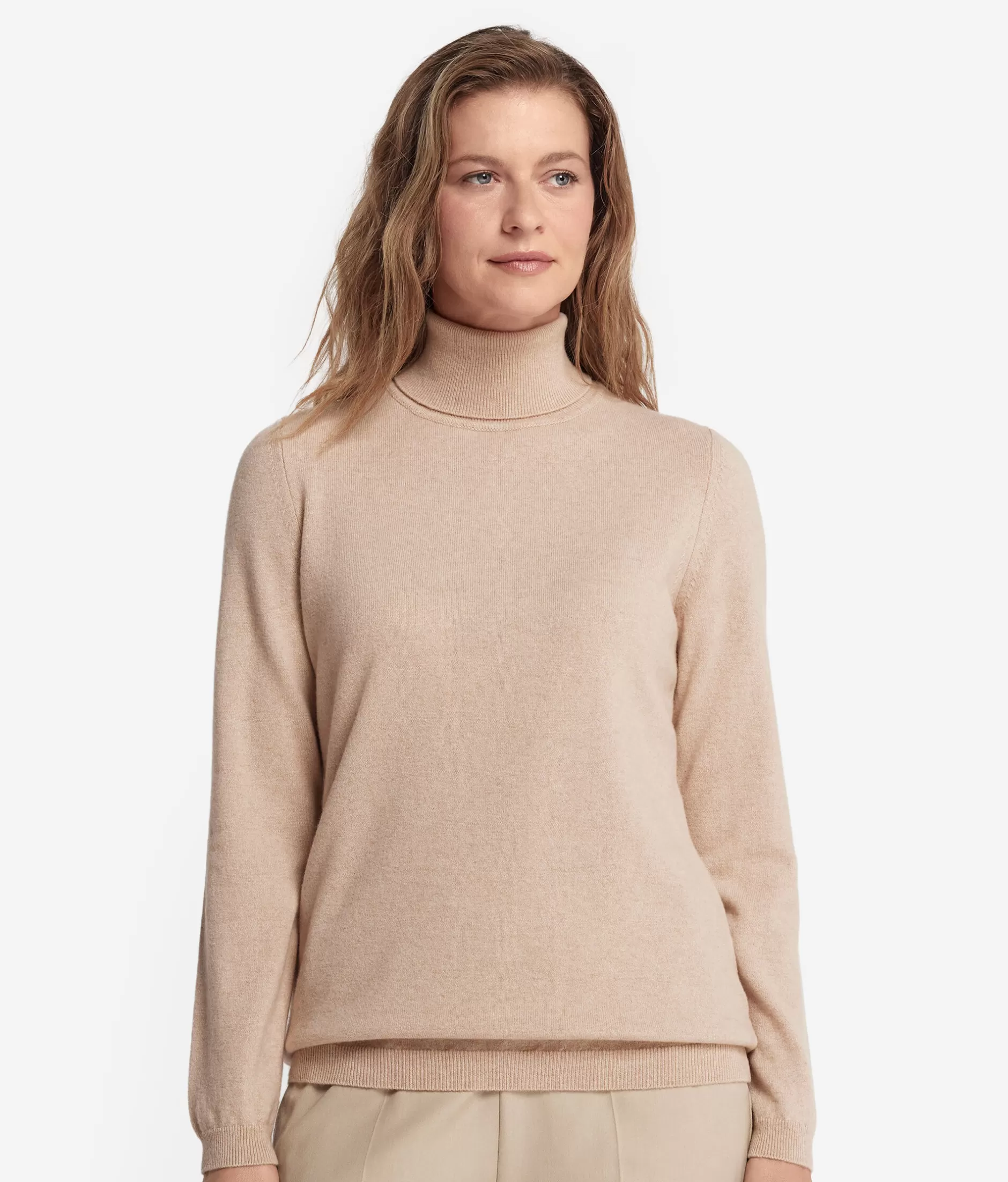 Outlet Falconeri Ultrasoft Cashmere Turtleneck Sweater natural -8646 - light vanilla