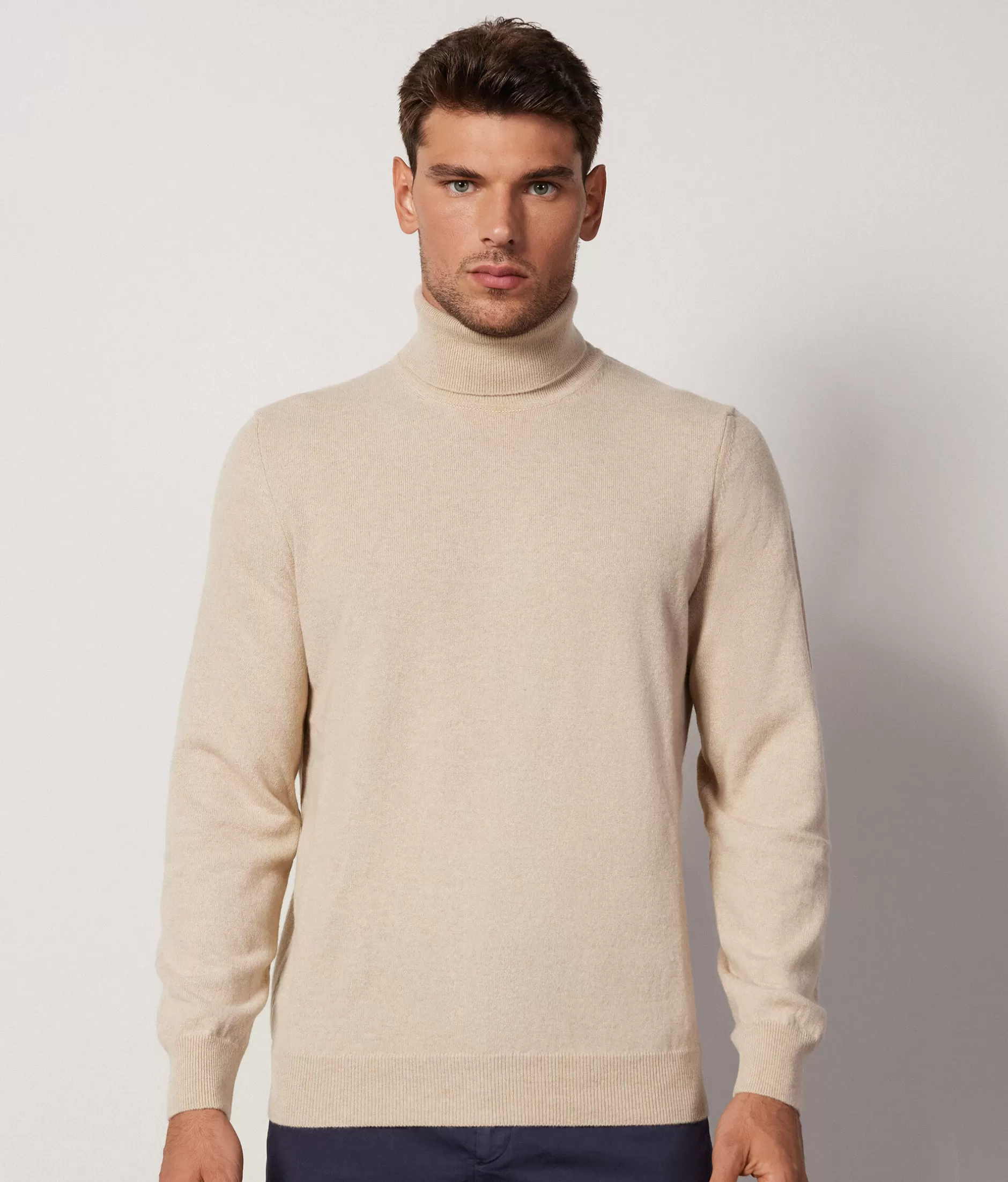 Outlet Falconeri Ultrasoft Cashmere Turtleneck Sweater natural -8481 - honey