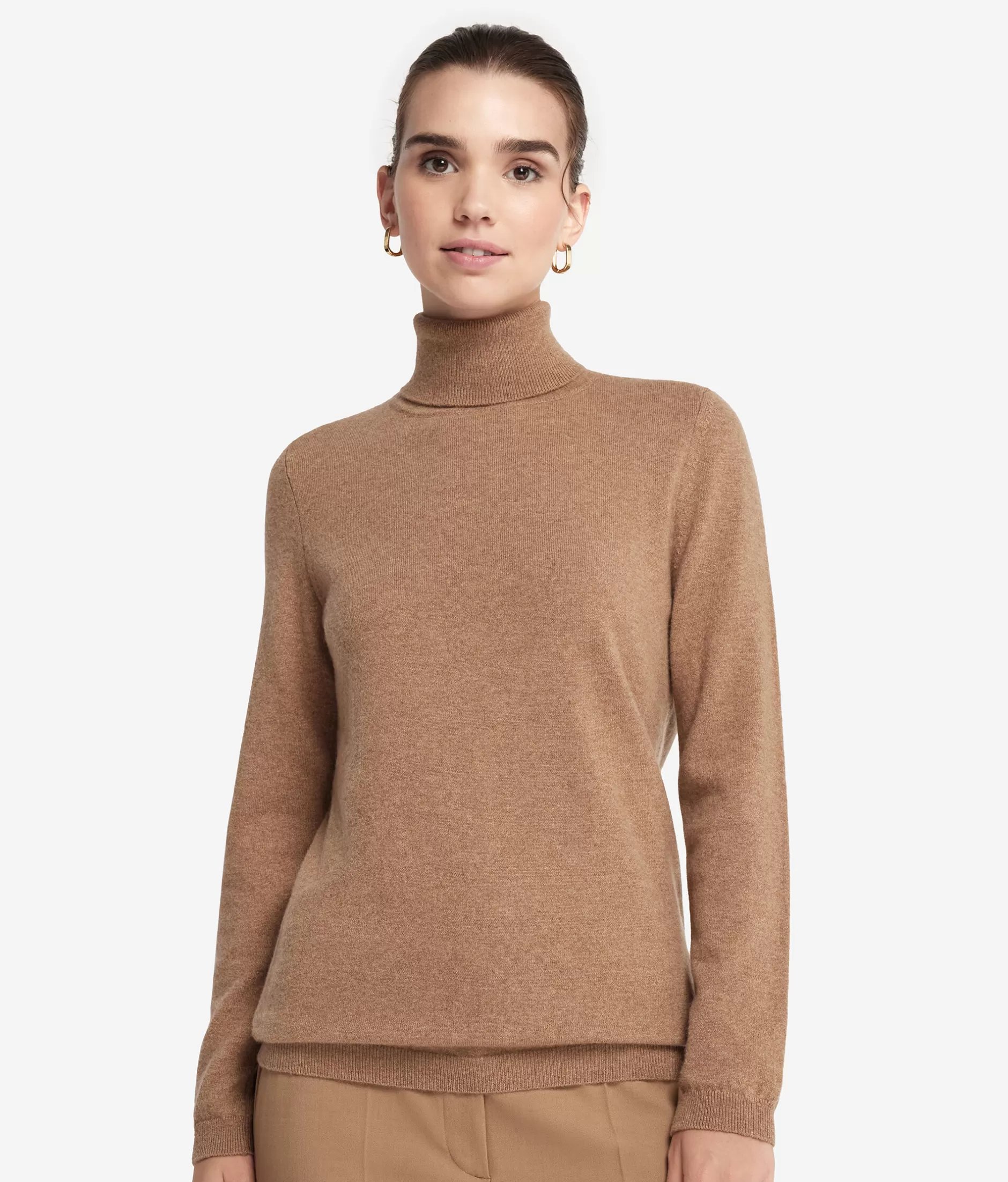 Outlet Falconeri Ultrasoft Cashmere Turtleneck Sweater natural -8685 - rum