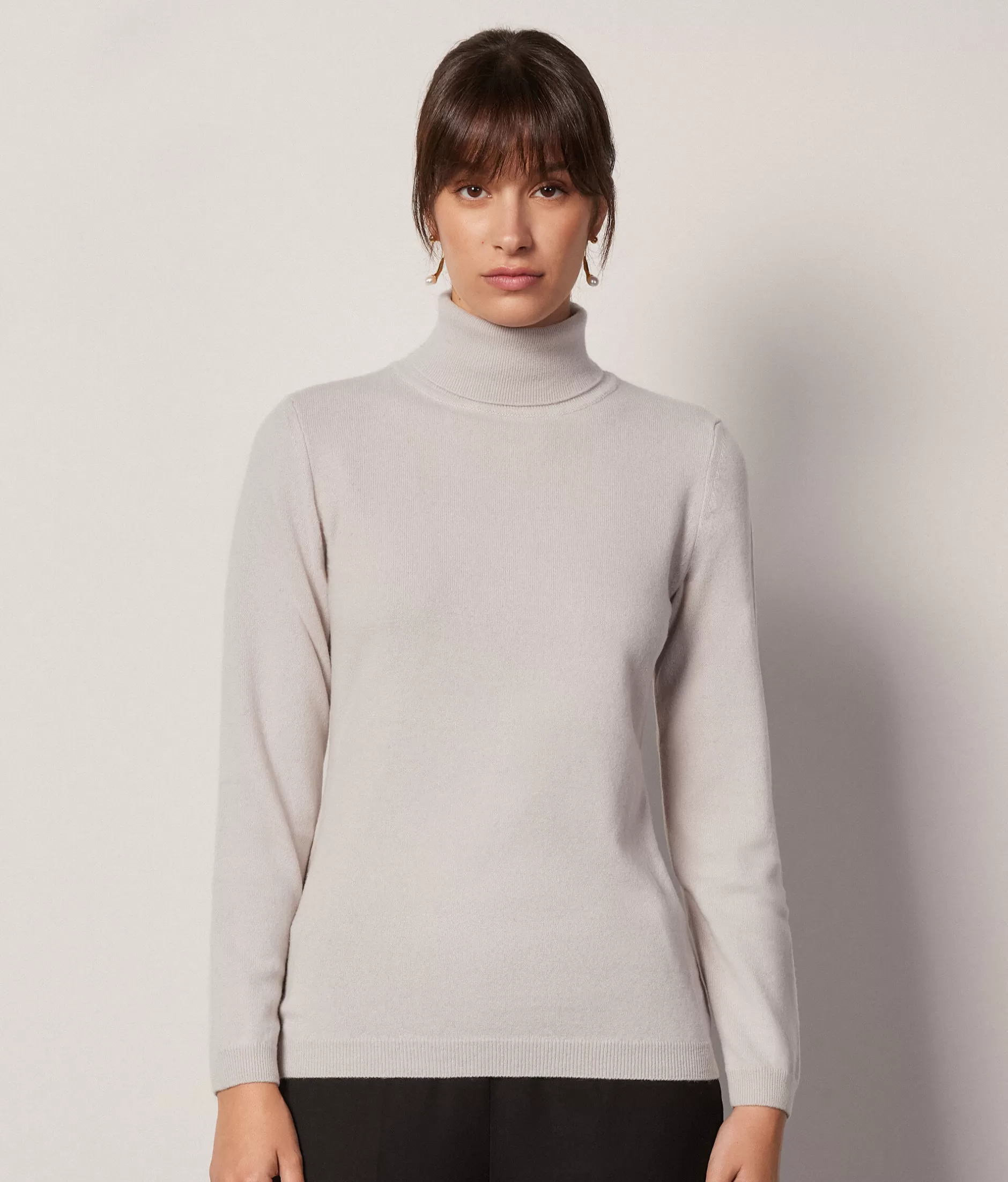 Cheap Falconeri Ultrasoft Cashmere Turtleneck Sweater ivory -8644 - light alabaster