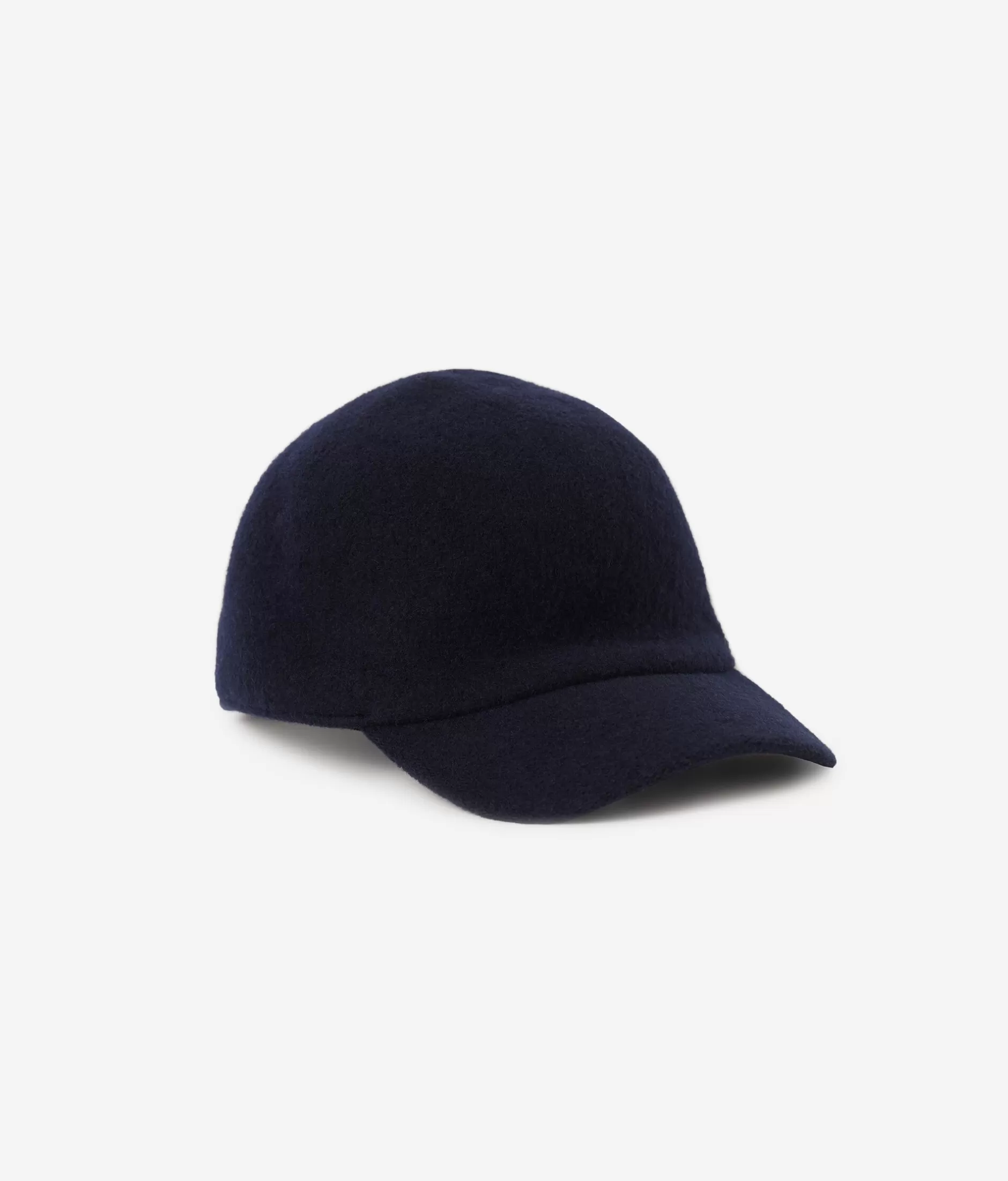 New Falconeri Wool Hat With Brim blue -9400 - navy blue