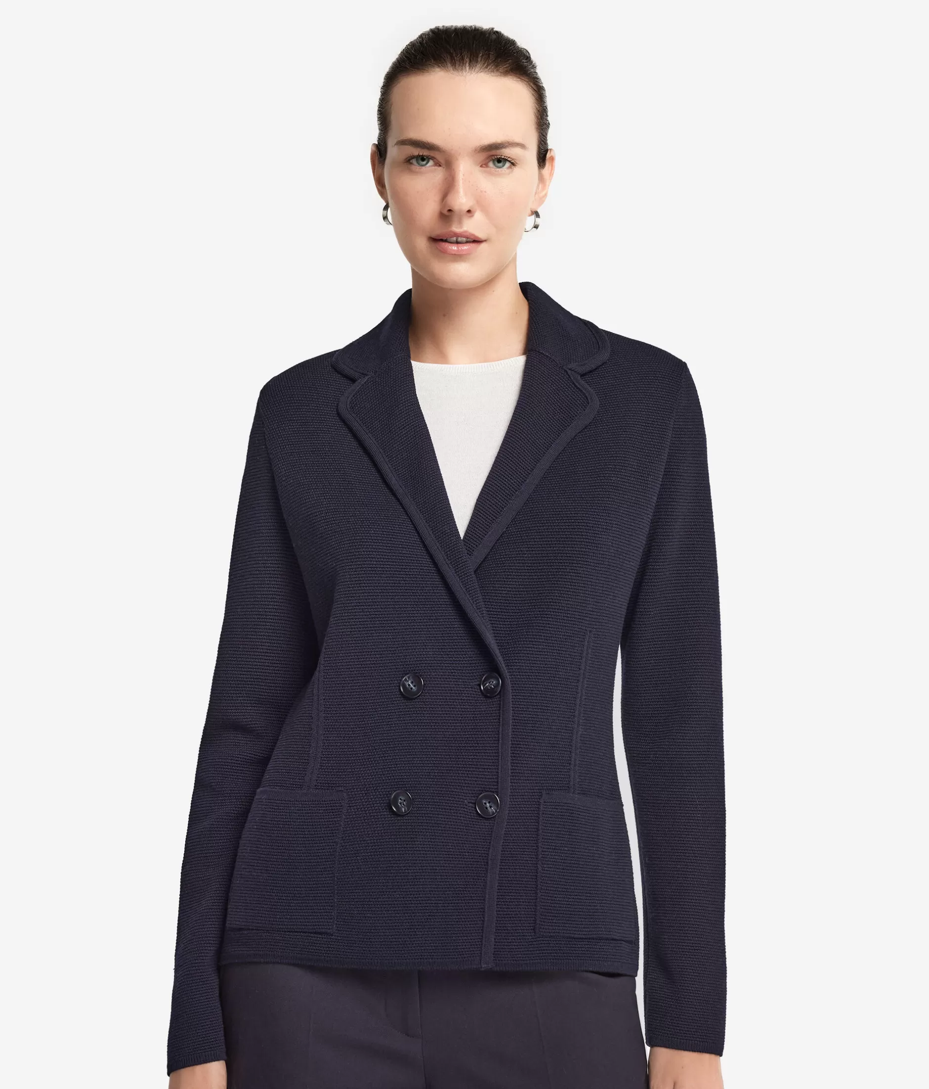 Cheap Falconeri Wool Links Jacket blue -9400 - navy blue